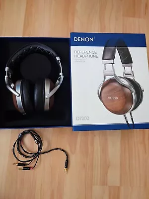 Kaufen Denon AH-D7200 - Audiophile Kopfhörer + Hochwertiges 3,5mm Klinkenkabel  • 450€