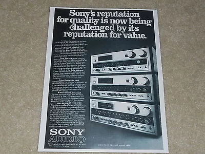 Kaufen Sony STR-6800SD, 5800SD, 4800SD Empfänger Ad, 1977, Artikel, Info • 7.76€