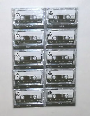 Kaufen Soundmaster MC 90 Audiocassette 90 Minuten (10er Pack) Neu • 29.99€