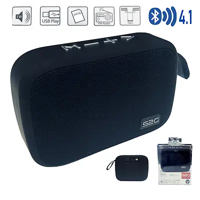 Kaufen Bluetooth Lautsprecher Tragbar Wireless Stereo Subwoofer ALEXA Sound2Go Schwarz • 14.99€