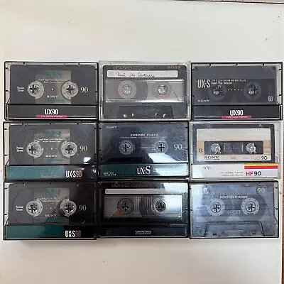 Kaufen 9x Sony Musikkassette MC Audio Kassette Cassette Tape Konvolut • 9.99€