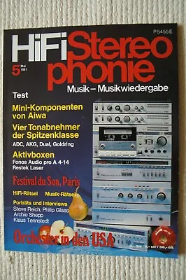 Kaufen Hifi Stereophonie, Der Klassiker, 1981 Heft 5 • 12.99€