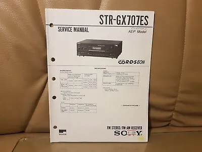 Kaufen Sony STR GX707ES Bedienungsanleitung BDA Service Manual • 12€
