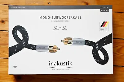 Kaufen 10m Inakustik Exzellenz Mono-Subwooferkabel Sub Subwoofer Kabel • 125€