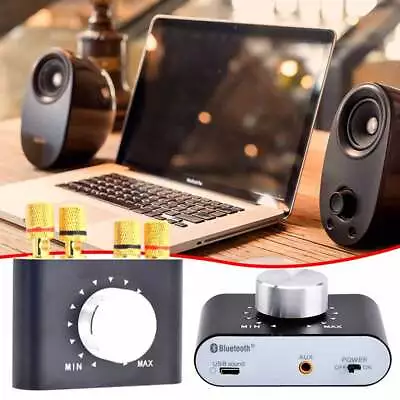 Kaufen Mini HiFi Bluetooth 5.0 Digital Power Sound Verstärker Stereo Audio Receiver USB • 28.55€