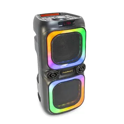 Kaufen Madison MAD-NASH60 Party Box 600 W Bluetooth Lautsprecher Soundsystem Tragbar • 109.37€