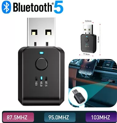 Kaufen FM01 Bluetooth Kompatibler Empfänger, Srahtloses Autoradio USB FM Sender • 5.12€