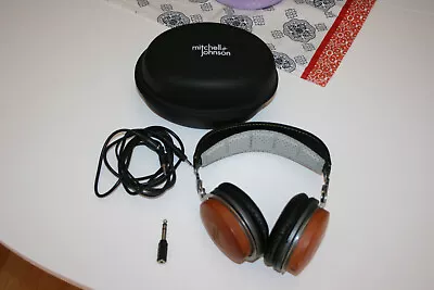 Kaufen Mitchell & Johnson - HiFi Kopfhörer Headphones Elektrostatisch Holzgehäuse • 100€