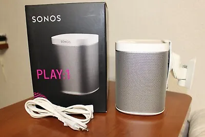 Kaufen SONOS Play:1 Lautsprecher Ein Stück WLAN Wi-Fi Speaker Mit Wandhalterung • 133€