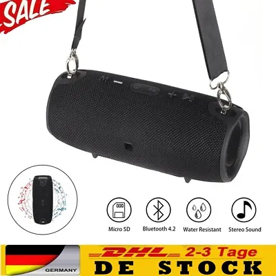 Kaufen ~tragbarer Wireless Bluetooth-lautsprecher Stereo Speaker Sd/aux/usb Musicbox ~ • 21.99€