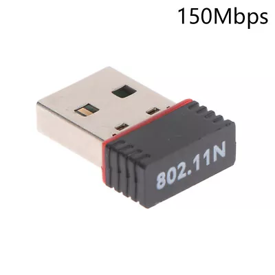 Kaufen Mini USB Wifi Adapter 802.11n Antenna 150Mbps USB Wireless Receiver Network Card • 3.95€