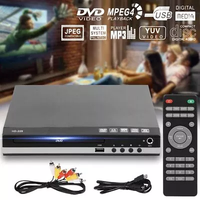 Kaufen CD DVD UHD Spieler Mit HDMI USB AV Anschluss Mit Fernbedienung Für TV Player • 33.90€