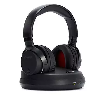 Kaufen WHF-880 Wireless RF Headphones Black Headband For TV/DVD/HiFi, 100M Range, Re... • 143.13€