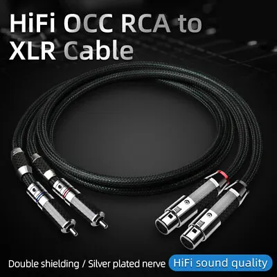 Kaufen Pair Cinch Zu XLR Audiokabel Hochreines OCC RCA Symmetrisches Signalkabel Cable • 48.60€