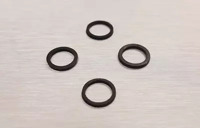 Kaufen 4x Rubber Rings For Headshell Pioneer SAEC Technics Resonance Absorber BLACK • 7.99€