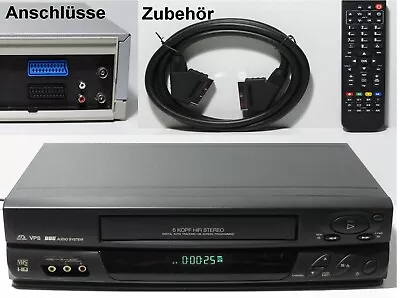 Kaufen 6 Head HiFi VHS Videorecorder /zuverlässig/geprüft/ 1 J. GARANTIE Videorekorder • 99€