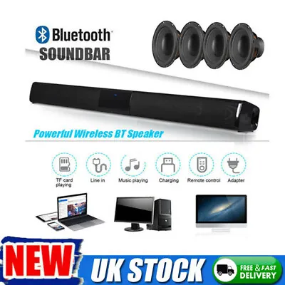 Kaufen 3D Surround Lautsprecher Soundsystem USB Wireless Bluetooth Tragbarer Heim Lautsprecher • 37.55€