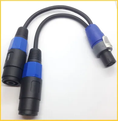 Kaufen Adapter Y-Kabel Verteiler Neutrik Speakon Stecker-2 X Speaker Buchse/Kupplung • 18.95€