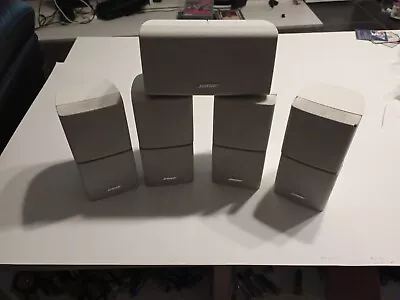 Kaufen Original Bose Lifestyle Hifi Lautsprecher Boxen Doppel Cube Sammlung Weiß  • 120€