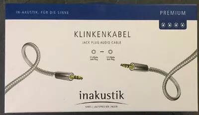 Kaufen  Inakustik Premium Klinkenkabel 3,5 Klinke <> 3,5 Klinke 1,5m 4101015 • 12€