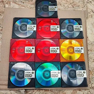 Kaufen 10x MD`s  TDK Recordable Minidisc MD Mini Disc Minidisk - 80 Min. Vom Händler • 44.71€