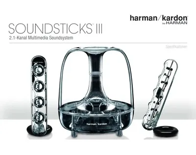 Kaufen Harman Kardon ® SoundSticks ® III 2.1-Kanal Multimedia Soundsystem • 200€
