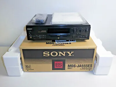 Kaufen Sony MDS-JA555ES High-End MiniDisc Recorder In OVP, FB&BDA, 2 Jahre Garantie • 2,999.99€