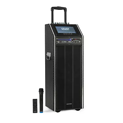 Kaufen Karaokeanlage Stereo Lautsprecher Mobile PA System Bluetooth Box TFT-Display  • 254.99€