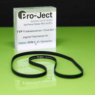 Kaufen Original PRO-JECT Antriebs Flachriemen Typ1 - Debut RPM 4, 5, 5.1, 6 | Xpression • 19€