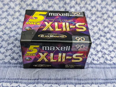 Kaufen MAXELL XLII-S 90 Audiokassette - Tape - 5 Stück - In OVP - NEU - SEALED - OVP • 67€