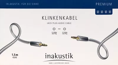 Kaufen Inakustik Premium Stereo Klinkenkabel 1,5 M Vergoldet, UVP 21,99 € • 13.99€