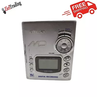Kaufen Aiwa AM-F65 MiniDisc Recorder MD Player - Silber • 89.99€