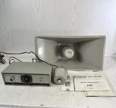Kaufen Seltener Vintage Grampian 642 Verstärker Und SP/10 Horn 1960er Jahre • 174.28€