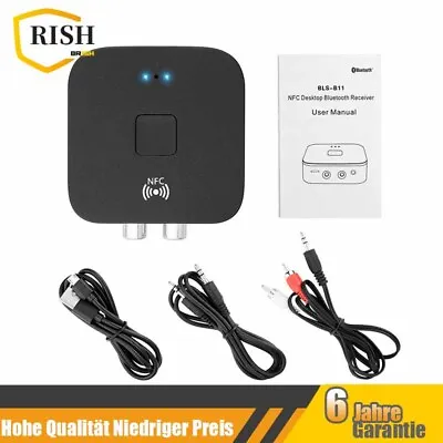 Kaufen 3.5mm AUX Cinch Buchse Hifi Wireless Audio Adapter NFC Bluetooth 5.0 Empfänger • 13.91€
