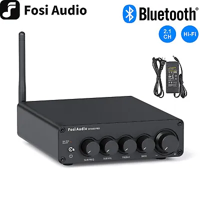 Kaufen Fosi Audio BT30D PRO Bluetooth Receiver Verstärker 2.1 Kanal Stereo Verstärker • 94.99€