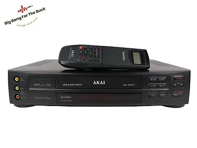 Kaufen AKAI VS-G717 VHS Videorecorder Hi-Fi Stereo Pro GX4-HF Head Marken Videorekorder • 104.90€
