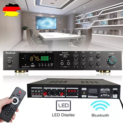 Kaufen 5 Kanal HiFi Verstärker Digital FM USB Stereo Amplifier Bluetooth Vollverstärker • 78€