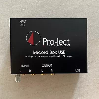 Kaufen Pro-Ject Record Box - Phono-Vorverstärker Mit USB Zum Digitalieren Von Vinyl-LPs • 89€