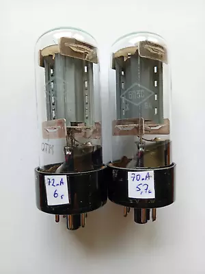 Kaufen 2 X 6p3s ( 6l6g ) Matched Pair Same Date Vacuum Tube Foton 60' Nos • 22€