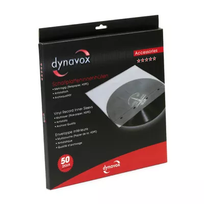Kaufen Schallplatten Innenhüllen -  Dynavox - 50 Stück • 20.99€