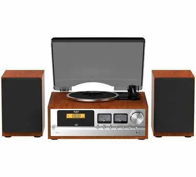 Kaufen Bush Classic Micro Combo Schallplattenspieler Mit CD Bluetooth FM - Holz/Schwarz (NEU) • 157.03€
