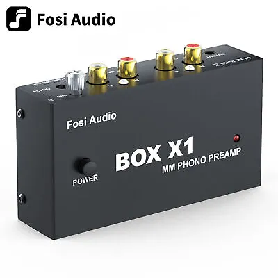 Kaufen Fosi Audio Box X1 Phono Vorverstärker Für MM Plattenspieler Phonograph Kopfhörer • 39.99€