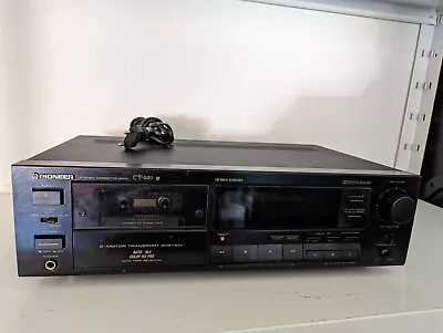 Kaufen Pioneer CT-449 Stereo Cassette Tape Deck Kassettendeck Kassetten Player • 75€