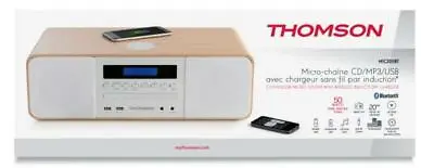 Kaufen Thomson Bluetooth Kompaktanlage MIC201IBT USB MP3 Qi-Charger Radio Weiß TH368215 • 145.99€