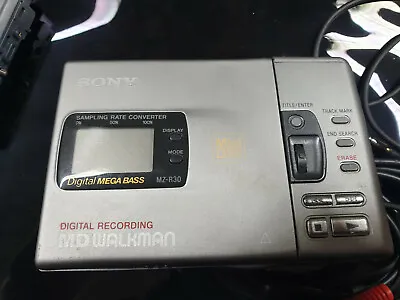 Kaufen Sony MZ-R30 MD MiniDisc Walkman Portable Digital Recorder Mit Zubehör • 180€