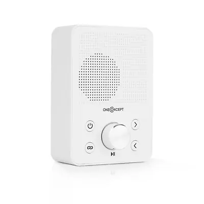 Kaufen Steckdosenradio FM UKW Tuner USB Bluetooth Plug+Play Lautsprecher Box Weiß • 102.99€