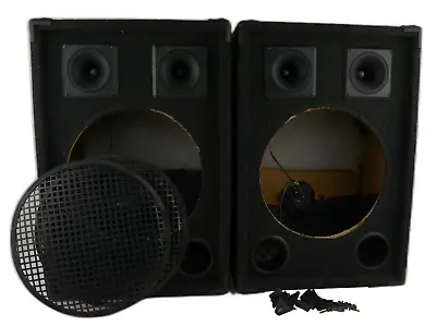 Kaufen 1 Paar Bass-Reflex Lautsprechergehäuse Lautsprecherboxen OHNE Tieftöner • 69.99€