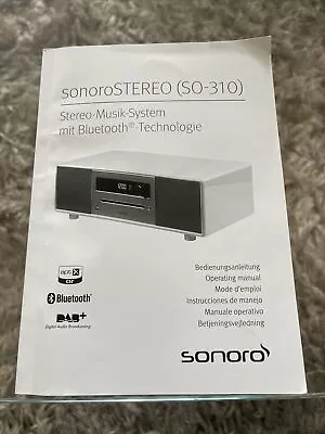 Kaufen Sonoro SO-310 BL Stereo CD Radio  Bluetooth - Weiss, White • 219€