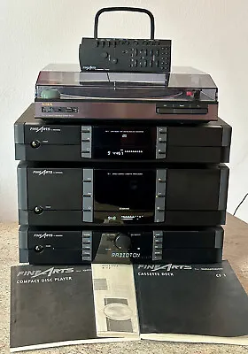 Kaufen GRUNDIG Fine Arts Stereoanlage Receiver R12 ,Cassette Deck CF 1, CD Player CD 1 • 289€