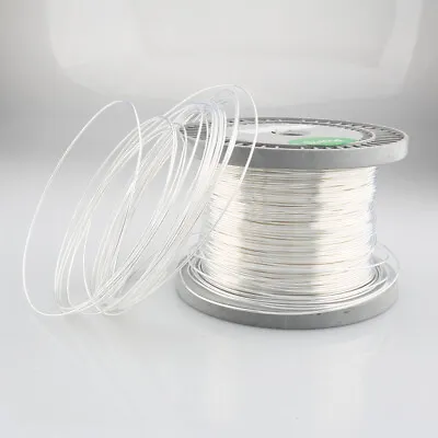 Kaufen 1M Reines Silber 9999 Litze 18/20/24/28AWG Hi-Fi Audiokabel Tonarm Bulk Kabel • 32.13€